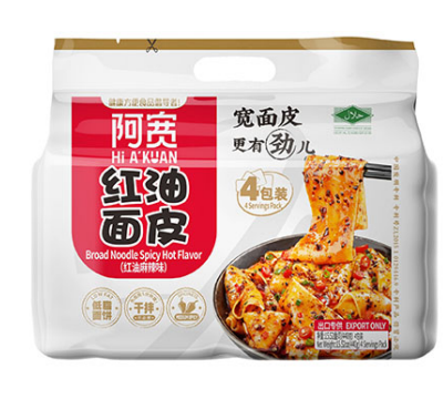 AK Broad Noodle (4pcs 440g) - Spicy