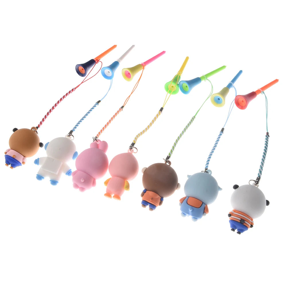 5pc Colourful Golf Tees with Safety Cord