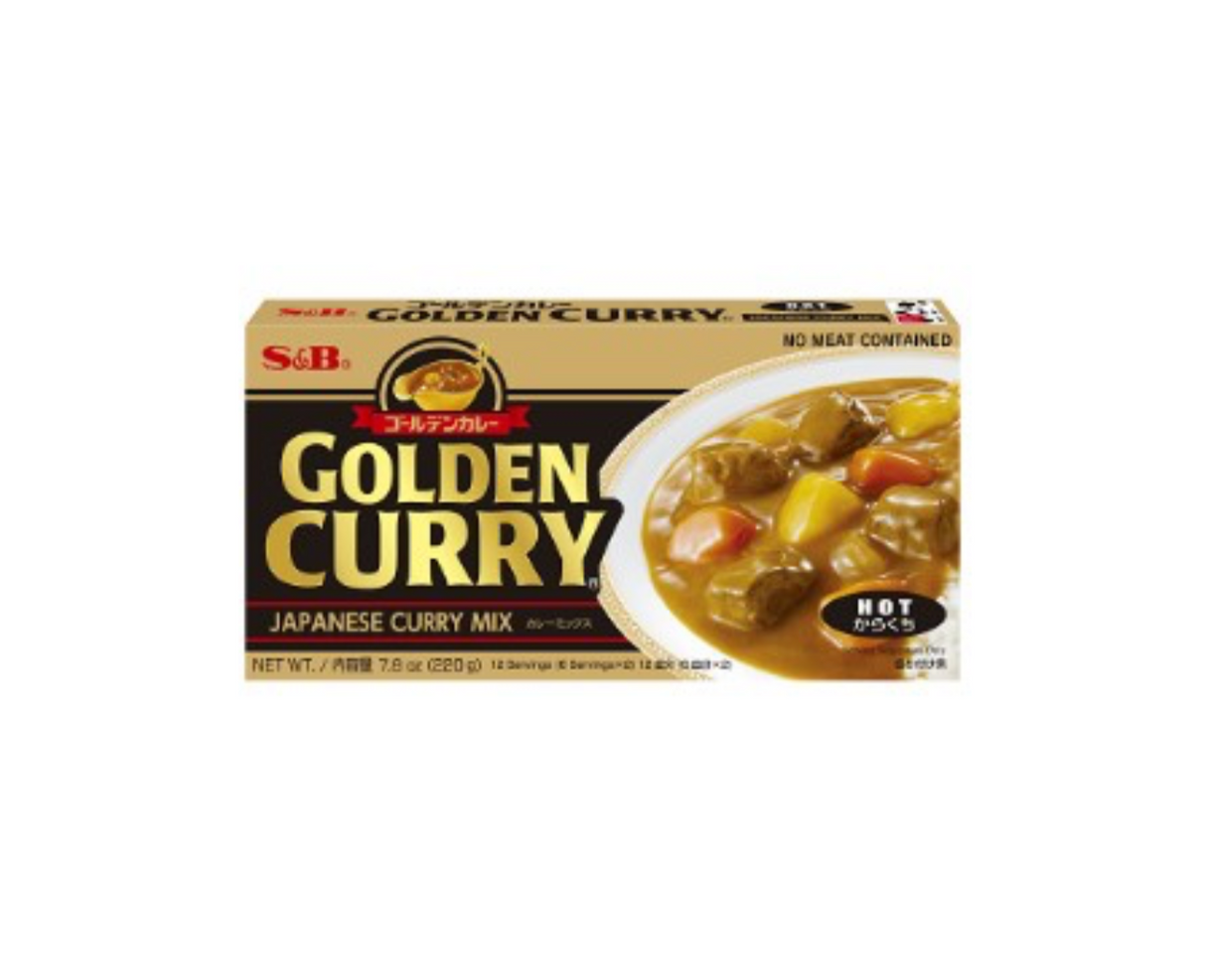 S&B Golden Curry Hot 220g