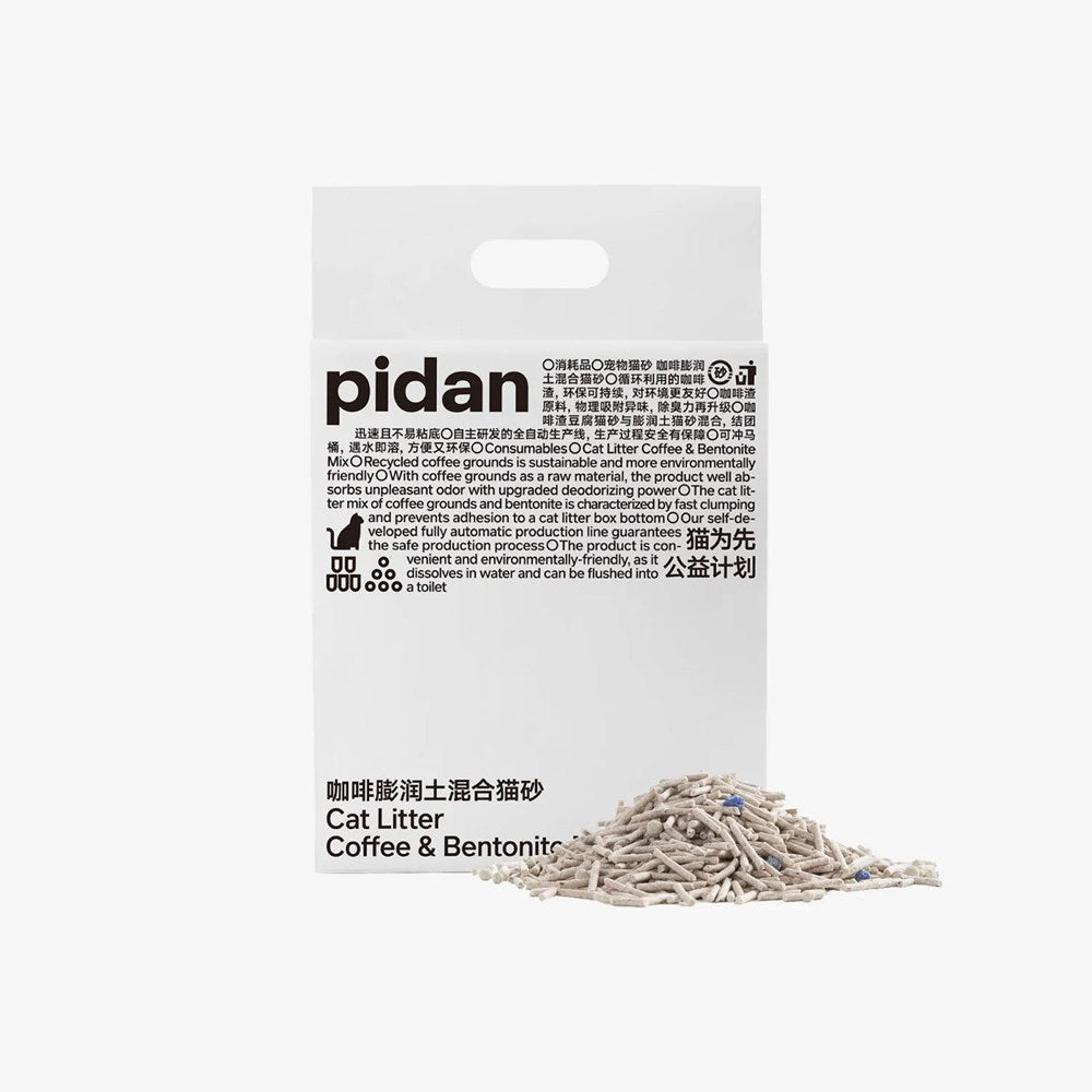 PIDAN Tofu Cat Litter with Recycled Coffee Grounds 2.4kg